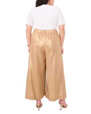 Wide Leg Pull On Pants