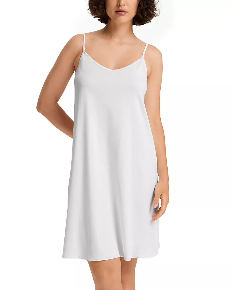 Hanro Cotton Silk Spaghetti Chemise