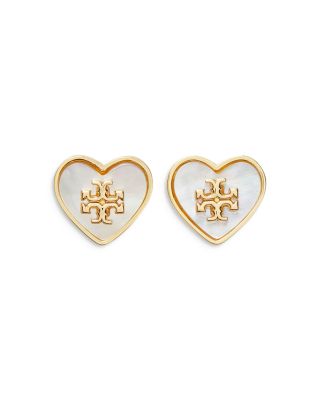 Forget Me Not Heart Stud Earrings