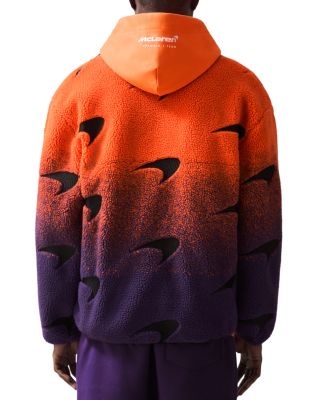 x McLaren Drift Speedmark Oversized Fit Embroidered Ombr&eacute; Fleece Jacket