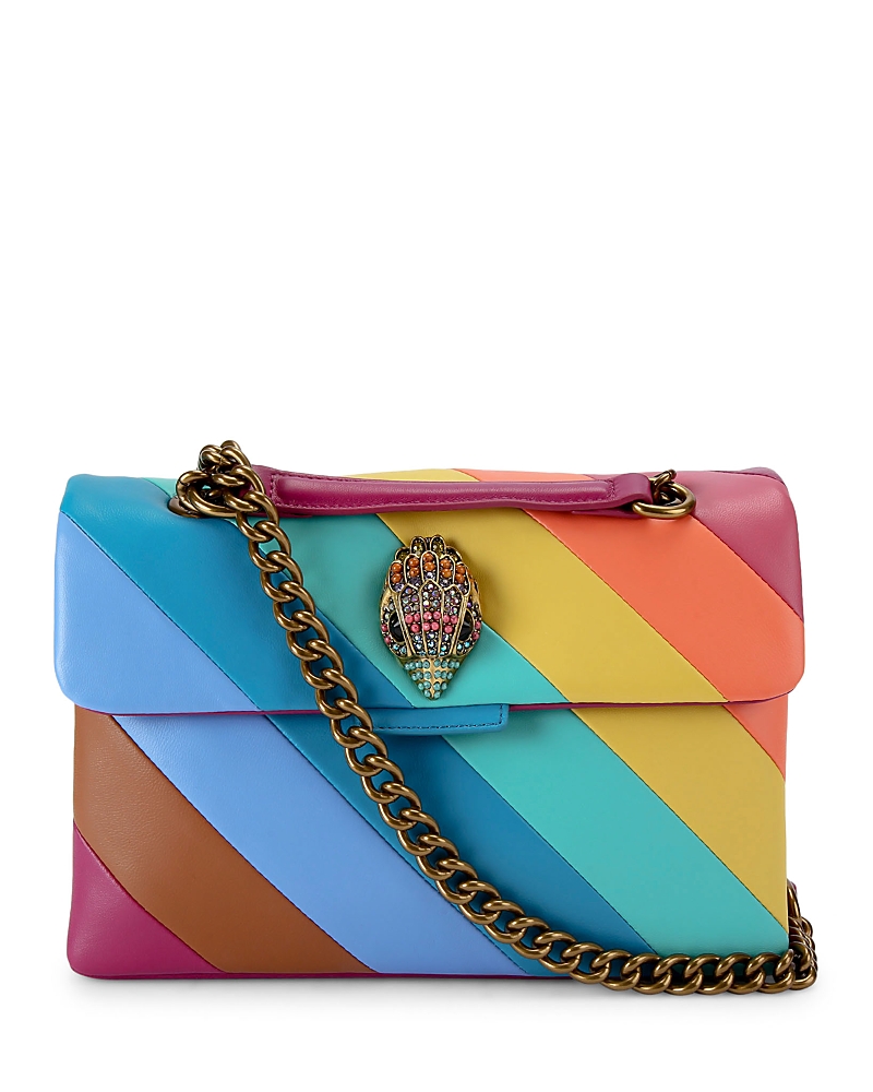 KURT GEIGER LEATHER KENSINGTON SHOULDER BAG
