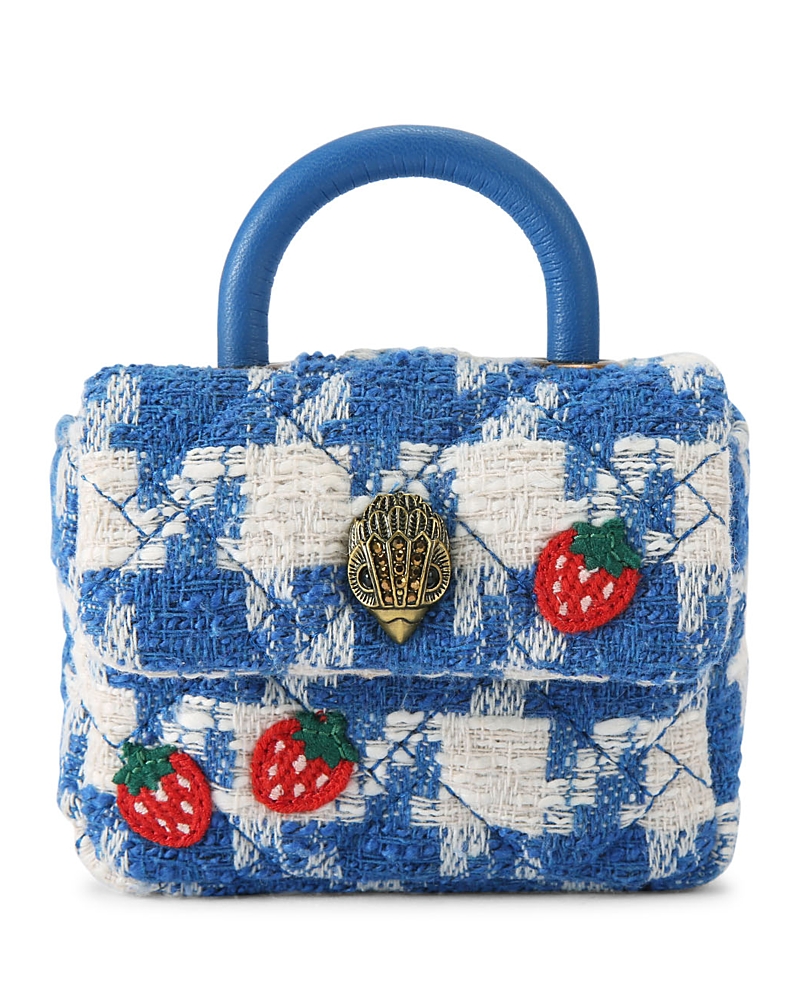 Kurt Geiger Handle Micro Kensington Bag In Light/past