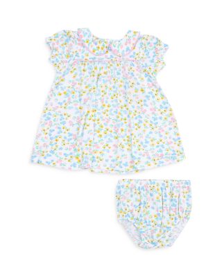 Angel Dear - Girls' Caroline's Calico Classic Puff Sleeved Baby Doll Dress - Baby
