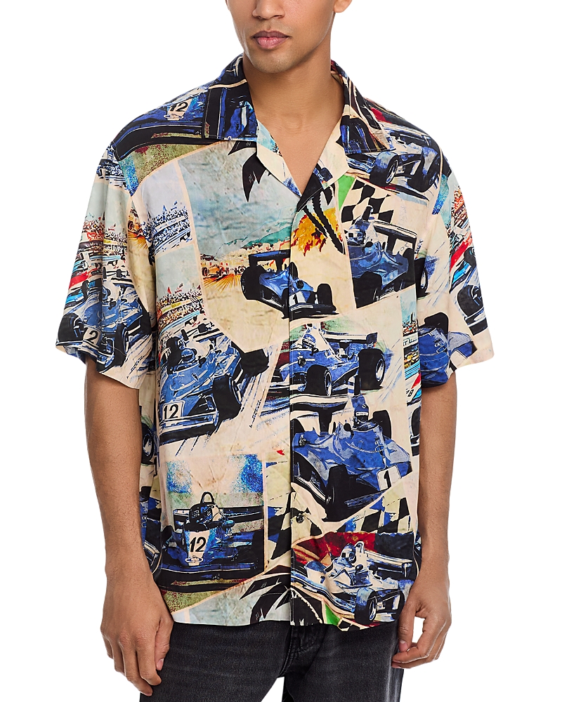 Hugo Espino Printed Camp Shirt