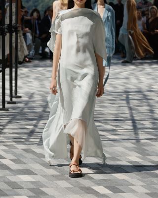 Silk Habotai Kimono Dress