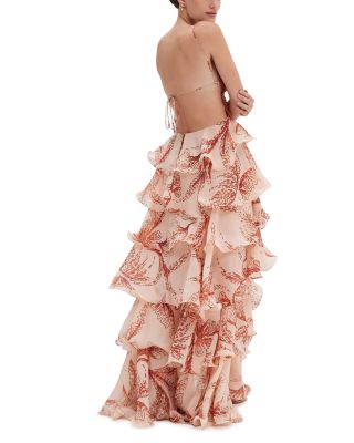 Sunset Butterfly Maxi Dress
