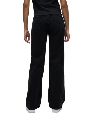 Rosie High Rise Wide Leg Jeans in in Fabulous Black