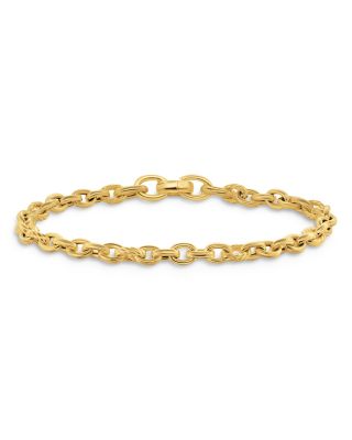 David Yurman - DY Mercer Petite Chain Bracelet in 18K Yellow Gold, 4.5mm