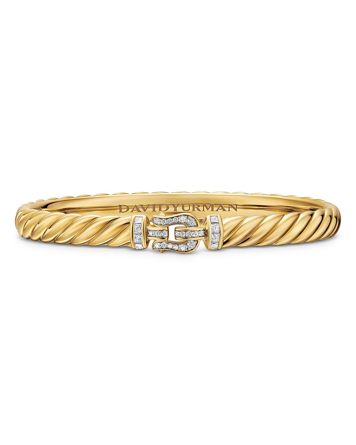 Sculpted Cable Buckle Bracelet