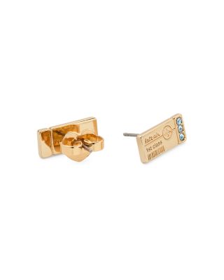 Ticket Stud Earrings