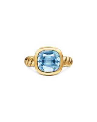 DY Mercer Stone Ring in 18K Yellow Gold with Gemstone, 10mm