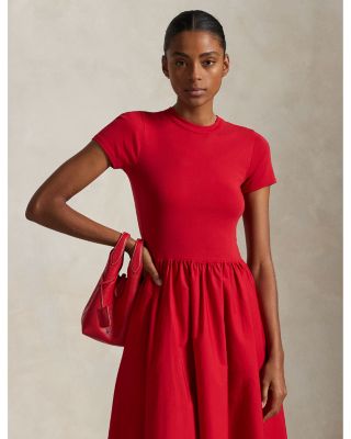 Cotton Short Sleeve Dress