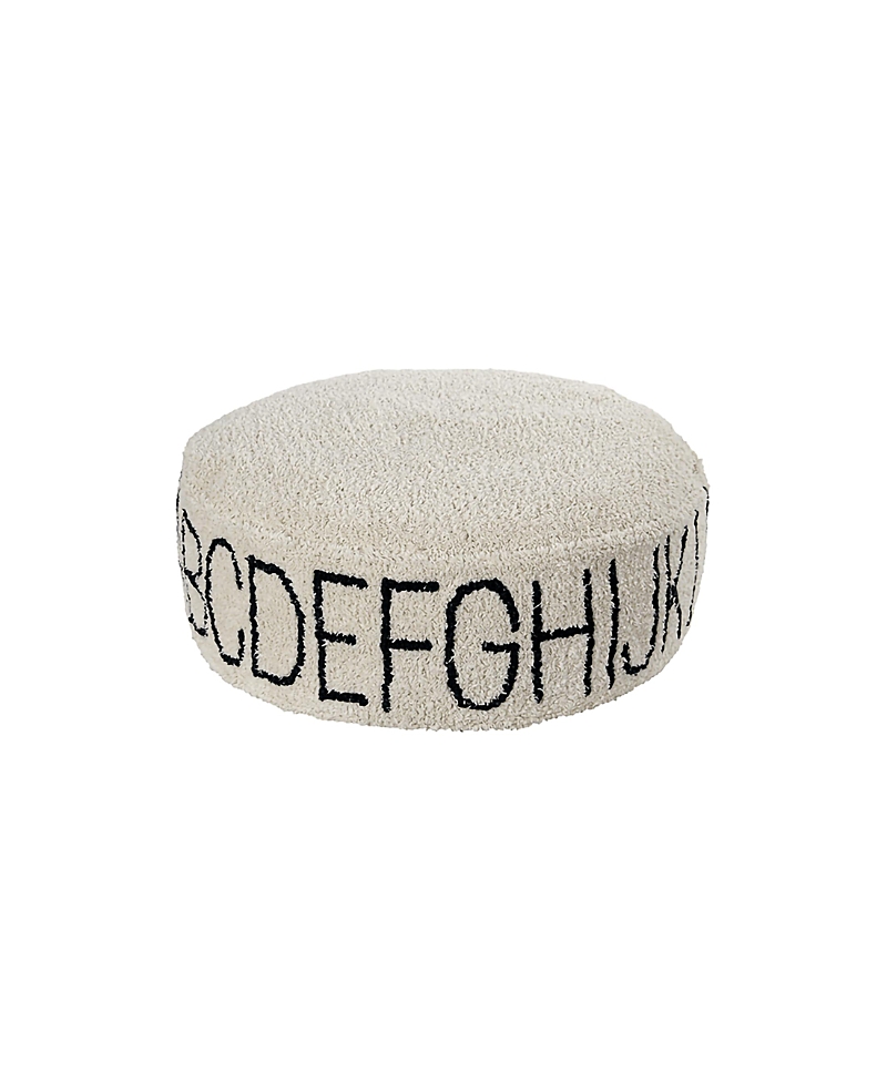 Lorena Canals Abc Pouf - 2' 4 X 8 In Natural/black