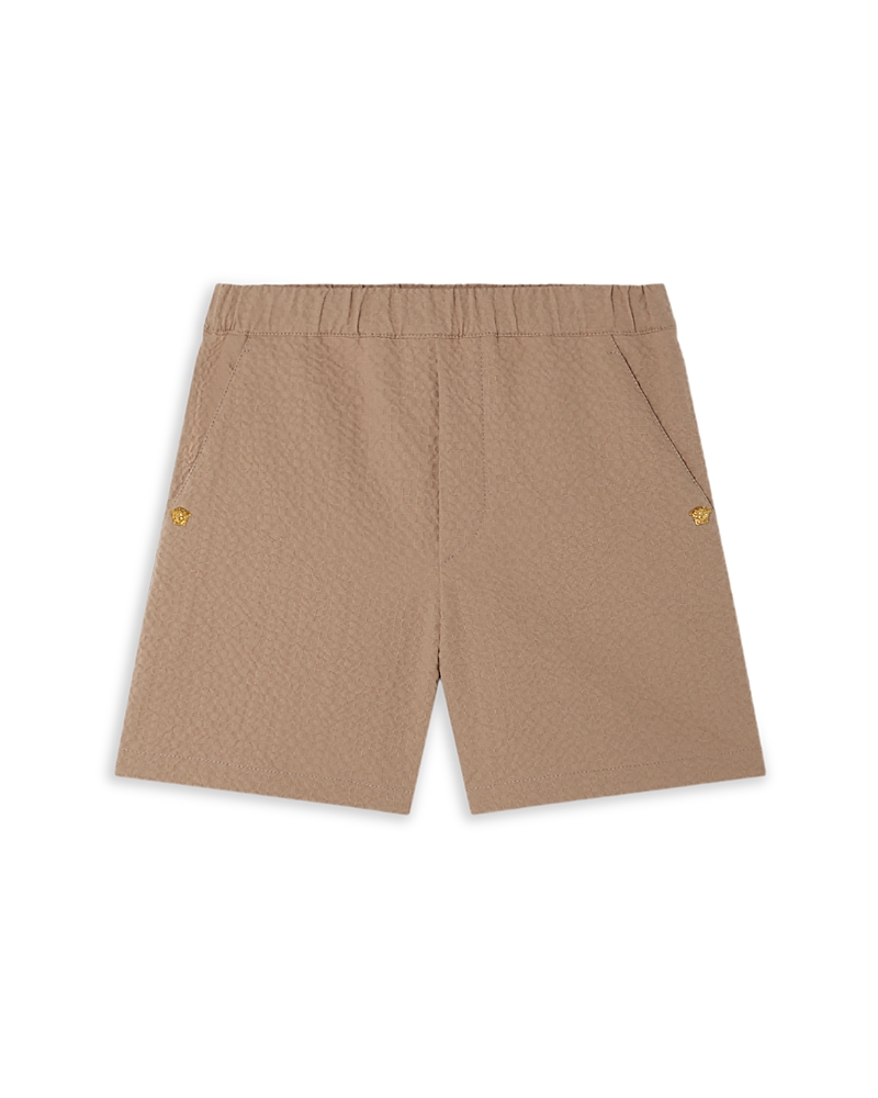 Versace Boys' Seersucker Shorts - Baby, Little Kid In Sand Castle