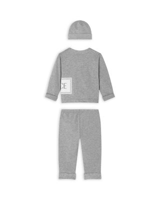 Unisex 3 Piece Gift Set, Hat, Melange Sweatshirt, Melange Sweatpants - Baby