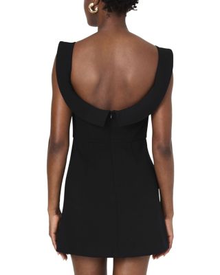 The Whisper Collar Mini Dress