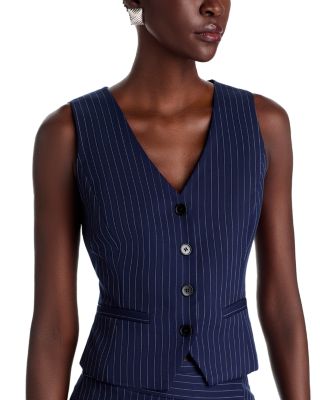 Pinstriped Vest - Exclusive