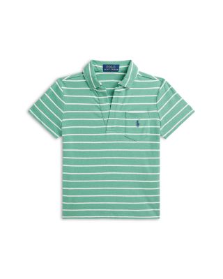 Ralph Lauren - Boys' Striped Cotton Linen Polo Shirt - Little Kid