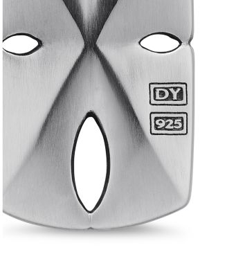 Sterling Silver Armory&reg; Tag with Pav&eacute; Black Diamonds