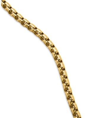 Box Chain Necklace in 18K Gold