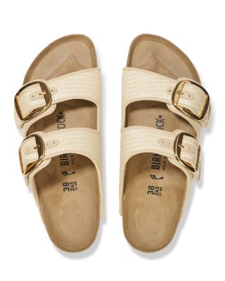 Women's Arizona Big Buckle Raffia Sandals