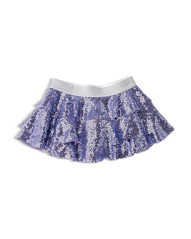 Shade Critters Girls' Sequin Tutu Swim Coverup - Little Kid In Purple