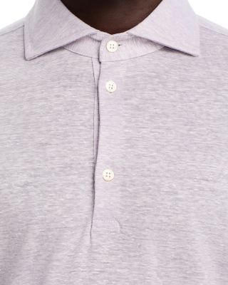 Wool & Linen M&eacute;lange Jersey Polo