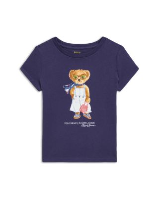 Ralph Lauren - Girls' Polo Bear Cotton Jersey Tee - Little Kid