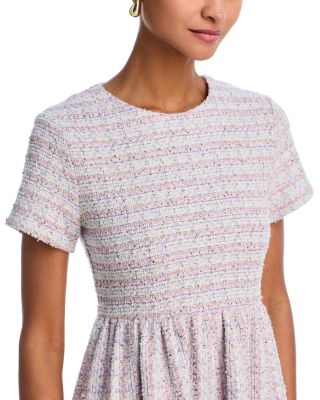 Rainbow Tweed Dress - Exclusive