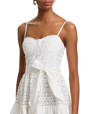 Eyelet Midi Dress - Exclusive 