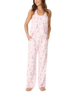 Butterfly Grove Tank & Long Pajama Set