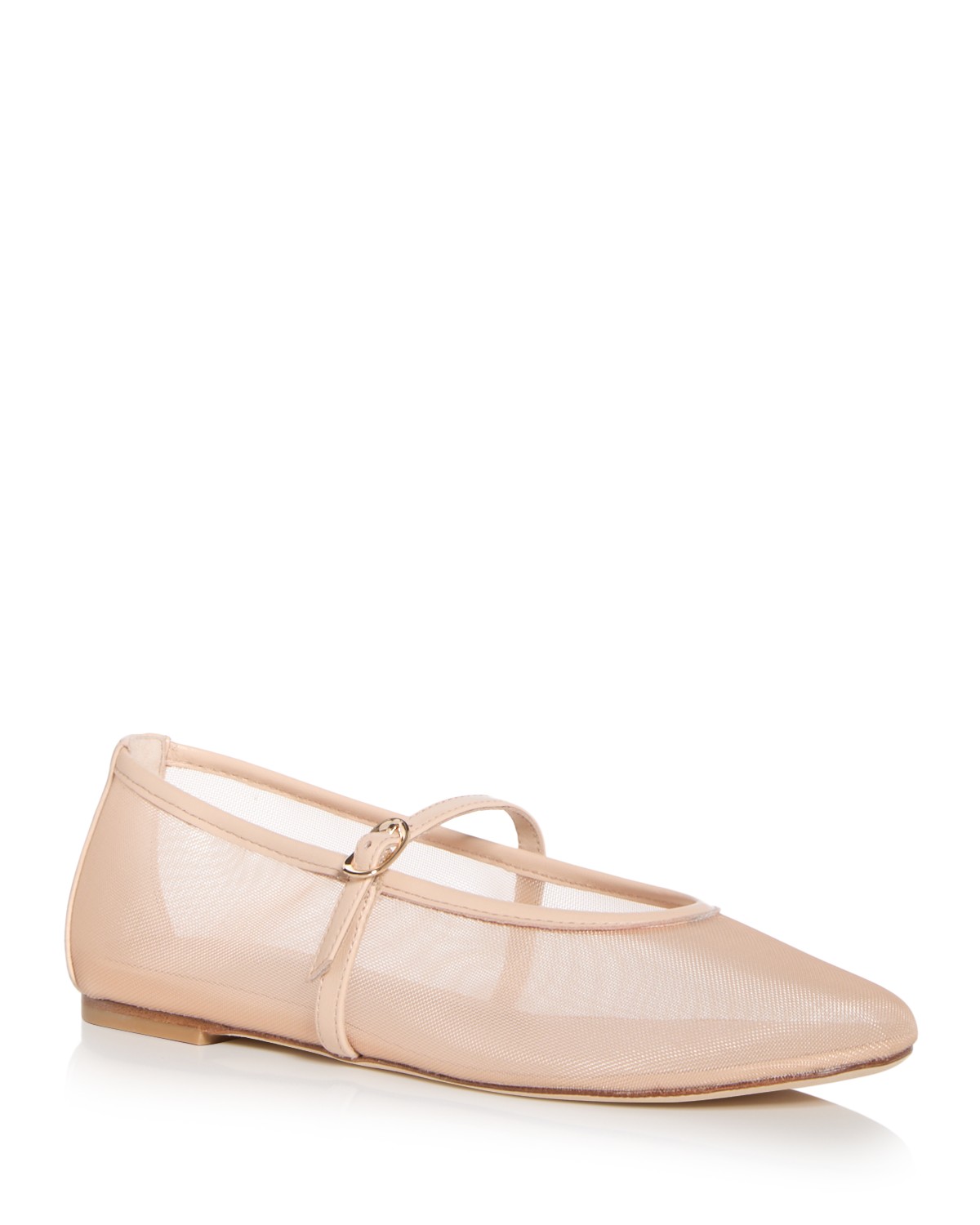 Stuart Weitzman Women's Bareitall Mary Jane Flats in Beige