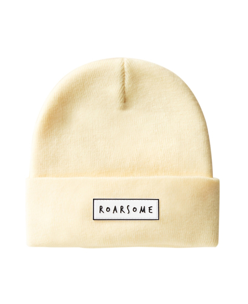 Shop Roarsome Unisex Beanie- Little Kid In Yellow