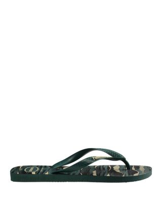 Men's Top Camo Print Flip-Flops