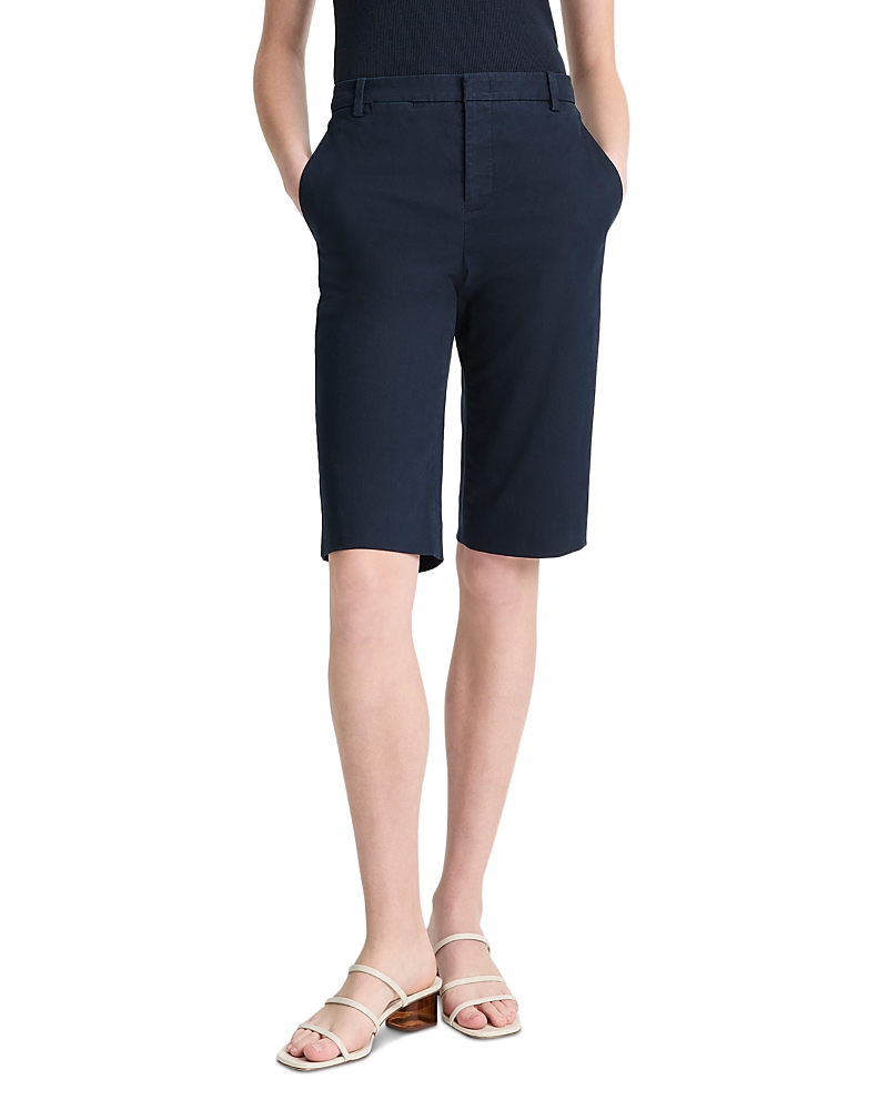 Vince Mid Rise Chino Shorts In Coastal