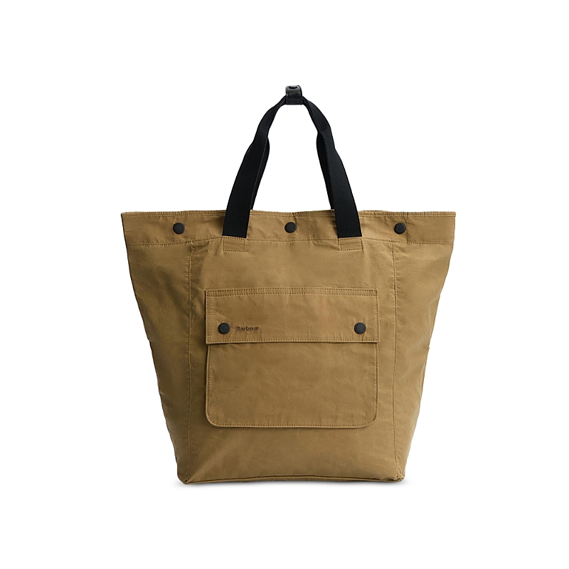 Barbour Transport 3 Way Tote Bag Backpack In Golden Khaki
