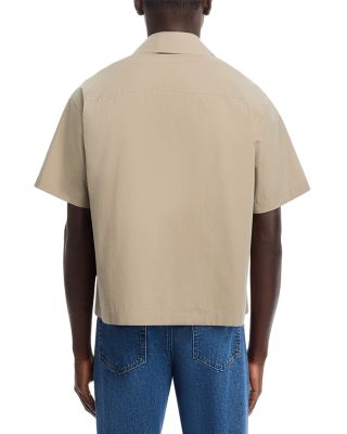 Light Poplin Zip Shirt