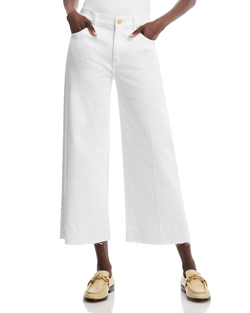 Kobi Halperin Rafaella High Rise Ankle Jeans in White - Exclusive