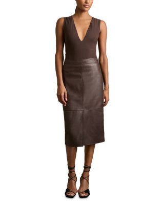 reiss leather dress Miley Midi Skirt Mini dress