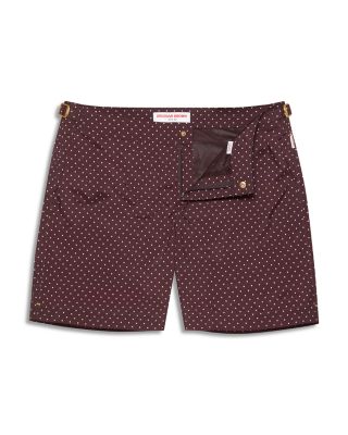 Bulldog Polka Dot 6" Swim Trunks
