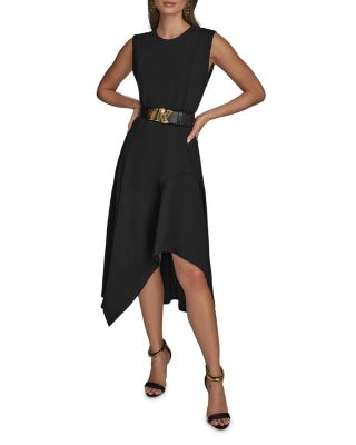 Scuba Crepe A Line Dress