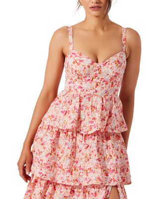 Midsummer Tiered Floral Print Dress