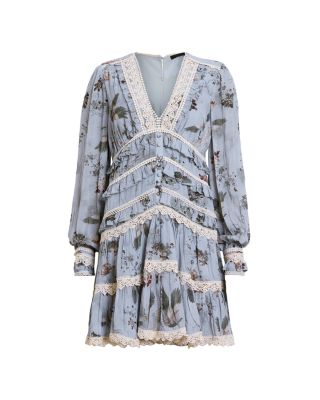 all saints blue floral dress ARMY JROTC White Graduation Bundle main image 1