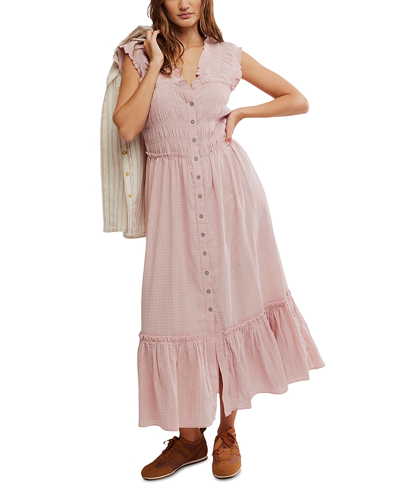 FREE PEOPLE DESERT DAZED MIDI DRESS