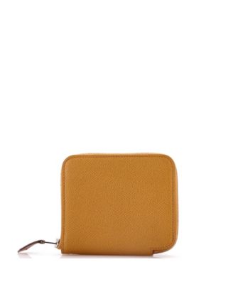 Pre-Owned HERMÈS - Compact Azap Zip Around Wallet Silk'in Epsom