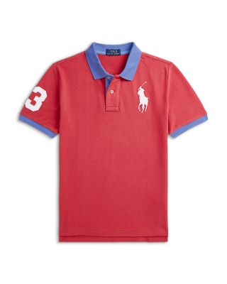 Ralph Lauren - Boys' Big Pony Cotton Mesh Polo Shirt - Big Kid