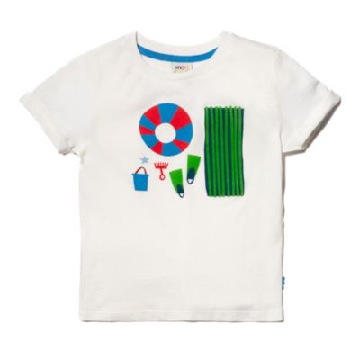Mon Coeur - Unisex Recycled Cotton Beach Party T-Shirt - Little Kid, Big Kid