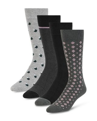 Dress Crew Socks, Pack of 4