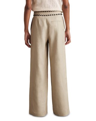 Whipstitched Waist Pants