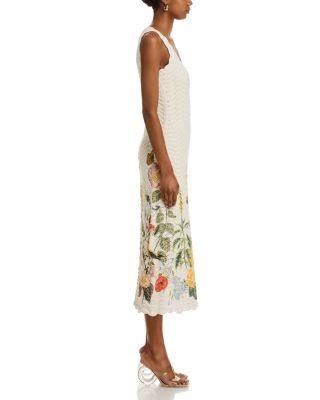 Orel Floral Scalloped Dress